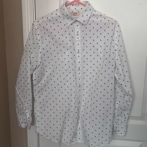 Mens Original Penguin Dress Shirt Munsingwear Heritage slim fit flowers